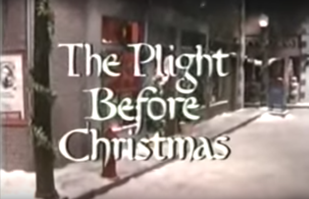 The Plight Before Christmas title card