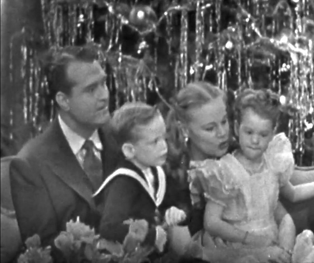 The Skeltons at Home - Red Skelton, wife Georga, children Richard and Valentina