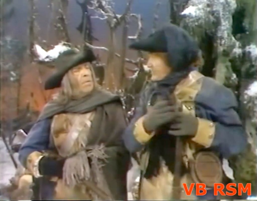 Another soldier and Red Skelton at Valley Forge, trying to keep each others' hope alive