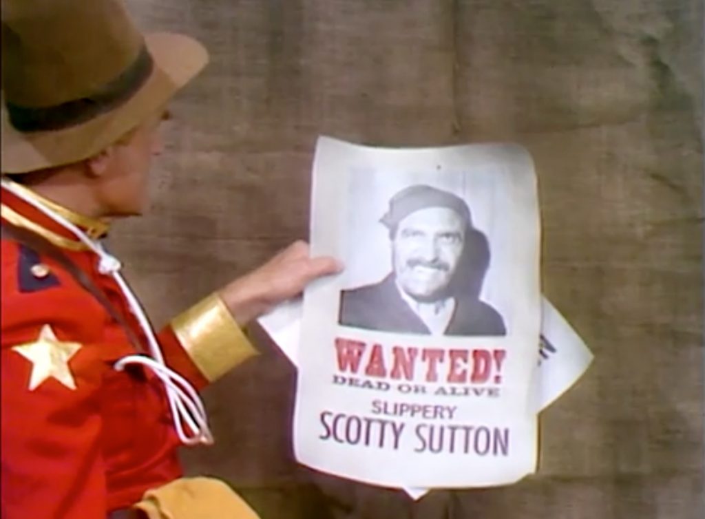 RCMP Red Skelton and wanted poster in the Silent Spot