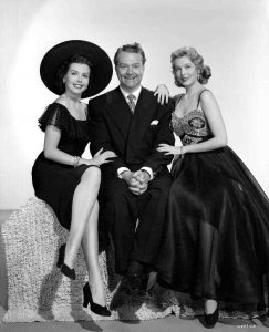 Red Skelton in Watch the Birdie, with Ann Miller & Arlene Dahl