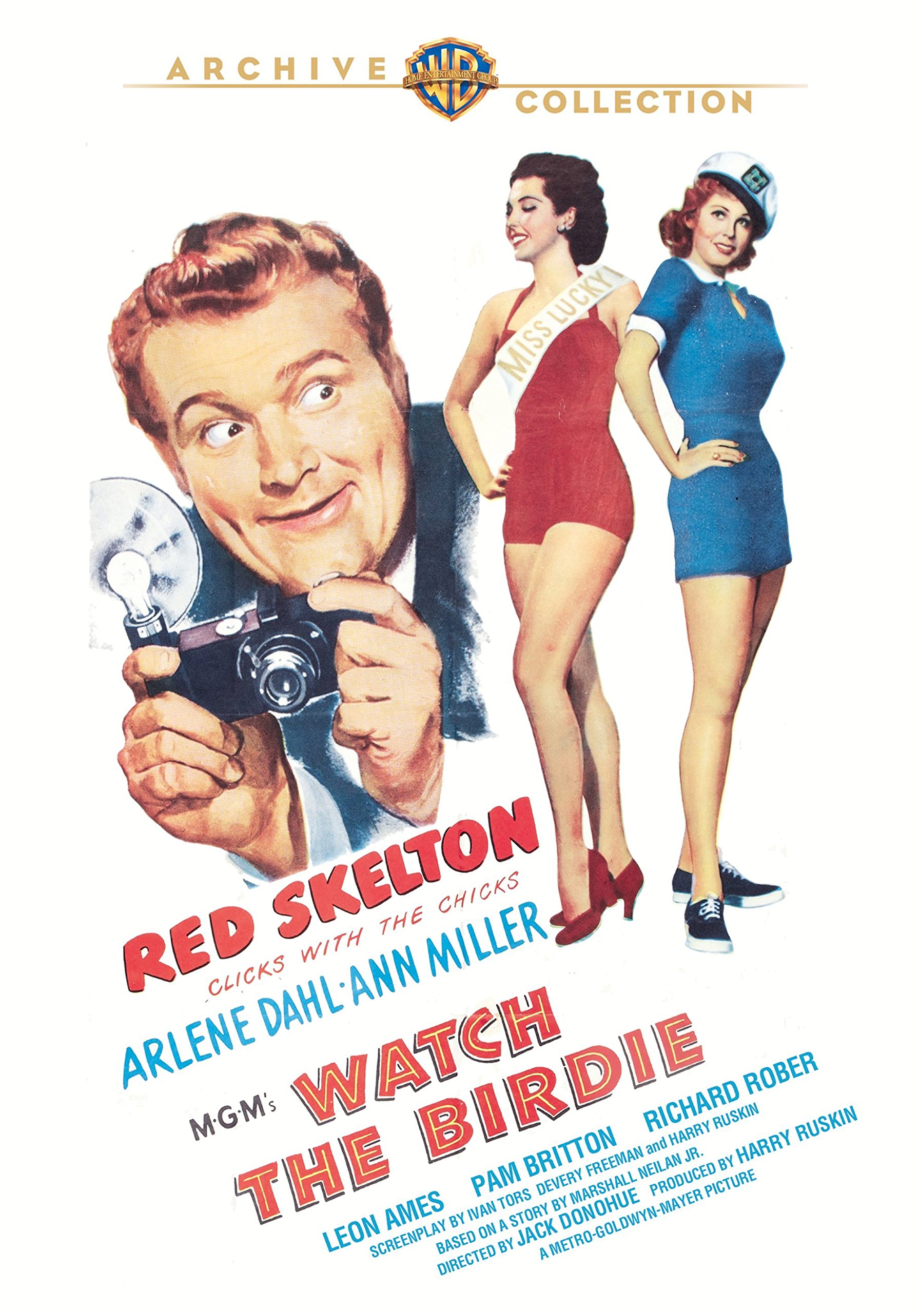 Watch the Birdie (1950) starring Red Skelton, Arlene Dahl, Ann Miller