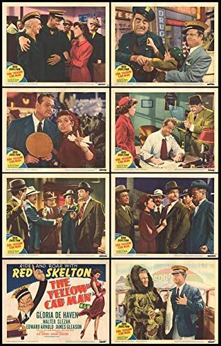 Yellow Cab Man - Authentic Original 14x11 Movie Set Of Lobby Cards